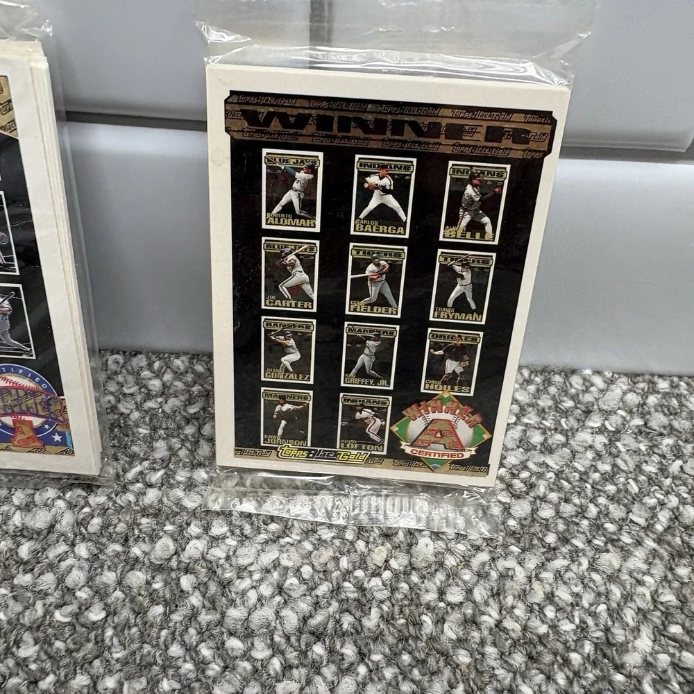 Topps Black Gold Sealed Packs Various 90s Dates VTG All‎ Sealed Inserts Collect